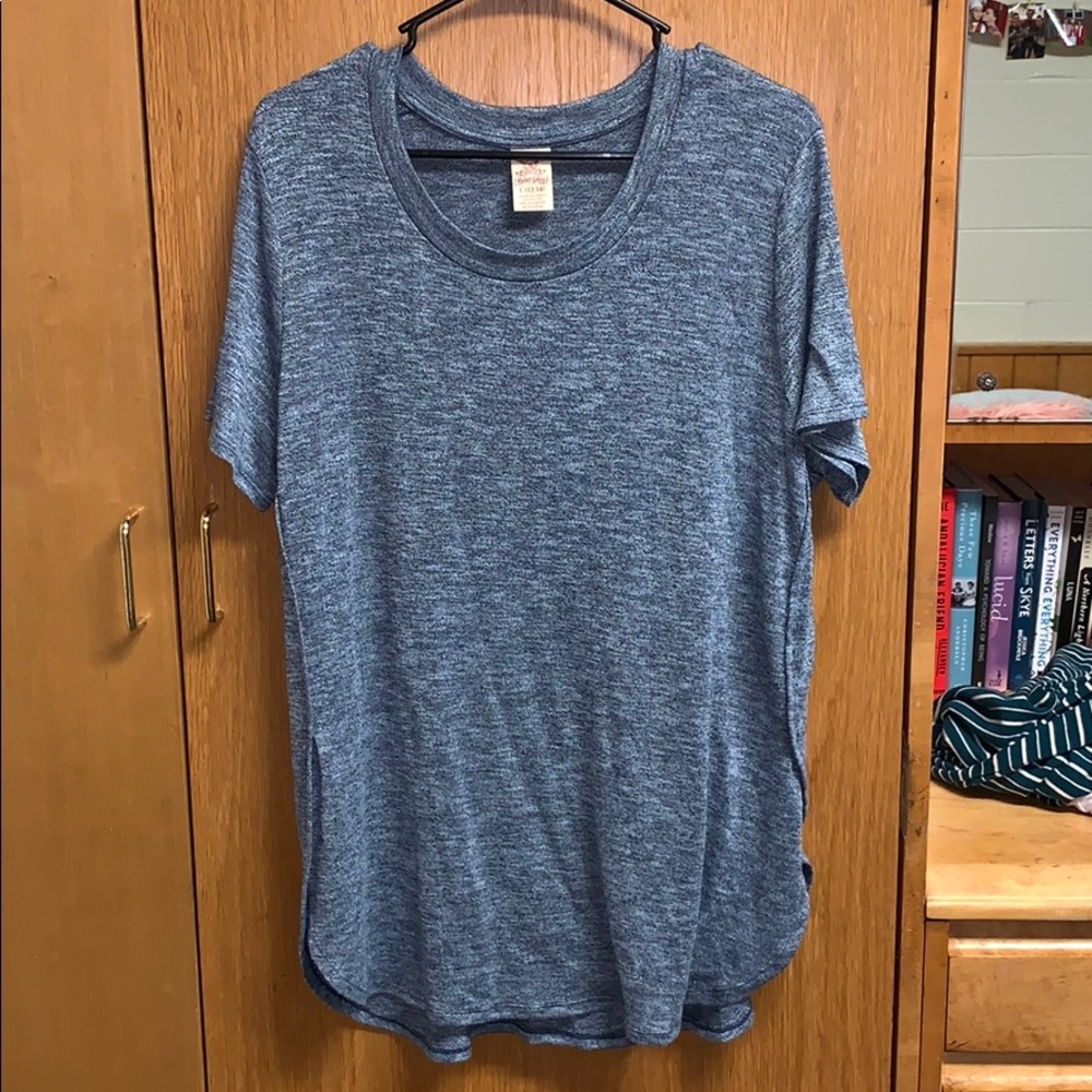 Never worn, blue t-shirt